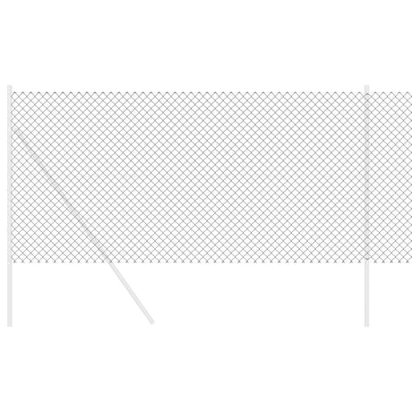 Vidaxl kettenschakelhek grijs 10 x 1,4 m staal