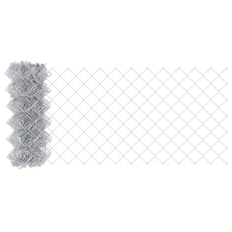 Vidaxl kettenschakelhek zilver 10 x 0,8 m gegalvaniseerd staal