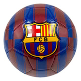 Overige merken voetbal barcelona maat 5 blauw rood