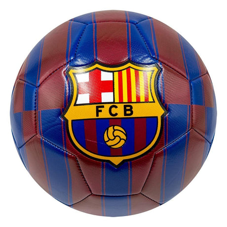 Overige merken voetbal barcelona maat 5 blauw rood