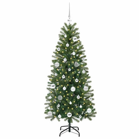 Vidaxl kunstkerstboom met 150 led met standaard groen 150 cm pe en pvc