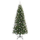 Vidaxl kunstkerstboom met 300 led met standaard groen 210 cm pe en pvc