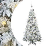 Vidaxl kunstmatige inklapbare kerstboom wit 180 cm pe en pvc