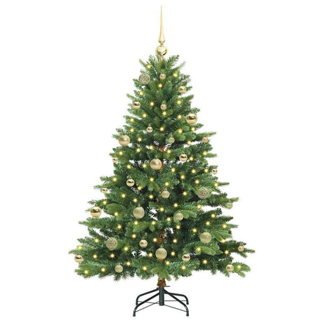 Vidaxl kunstkerstboom met 150 led met standaard groen 150 cm pe en pvc