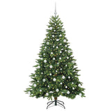 Vidaxl kunstkerstboom met 300 led met standaard groen 180 cm pe en pvc