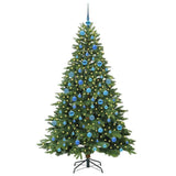 Vidaxl kunstkerstboom met 300 led met standaard groen 180 cm pe en pvc