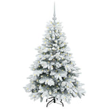 Vidaxl kunstkerstboom met 150 led met standaard wit 120 cm pe en pvc