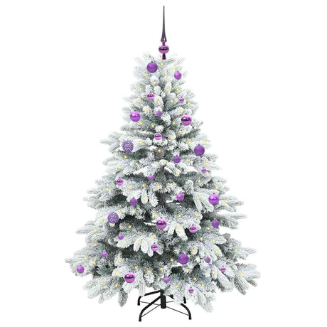 Vidaxl kunstkerstboom met 150 led met standaard wit 150 cm pe en pvc