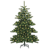 Vidaxl kunstmatige inklapbare kerstboom groen 150 cm pvc en staal