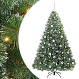 Vidaxl kunstkerstboom met 300 led met standaard groen 180 cm pe en pvc