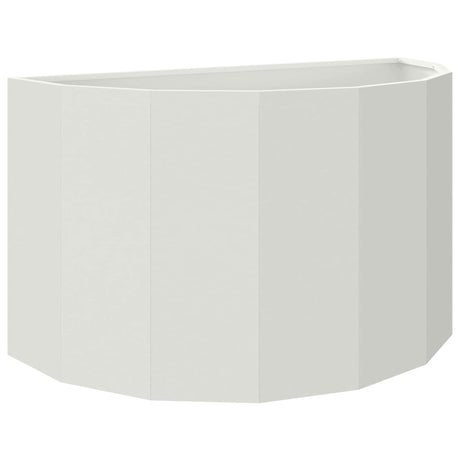 Vidaxl plantenbak wit 90 x 45 x 50 cm staal