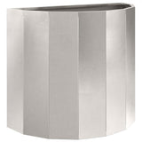 Vidaxl plantenbak zilver 60 x 30 x 50 cm roestvrij staal