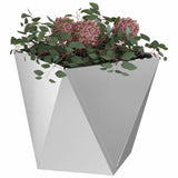 Vidaxl plantenbak 2 pcs zilver 40 x 40 x 40 cm gegalvaniseerd staal