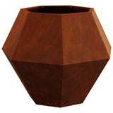 Vidaxl plantenbak roestig 75 x 75 x 60 cm cortenstaal