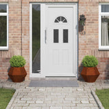 Vidaxl plantenbak 2 pcs roestig 50 x 50 x 40 cm cortenstaal