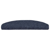 Vidaxl trapmatten zelfklevend 20 stuks 65x21x4 cm blauw halfrond groot