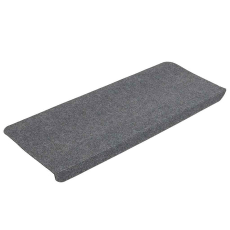 Vidaxl trapmatten zelfklevend 30 st 65x24,5x3,5 cm grijs