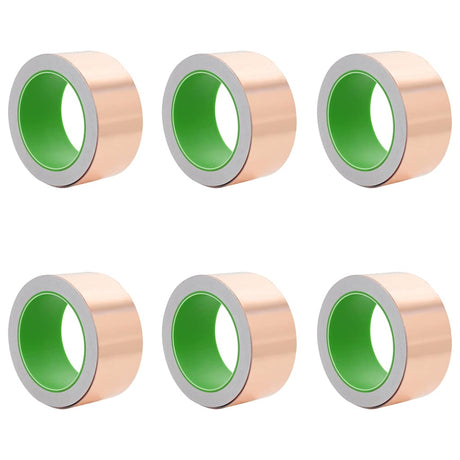 Vidaxl kopertape 6 pcs koper 2000 x 5 cm koper