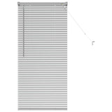 Vidaxl venetiaanse jaloezieën zilver 130 x 60 cm aluminium