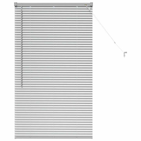 Vidaxl venetiaanse jaloezieën zilver 130 x 75 cm aluminium