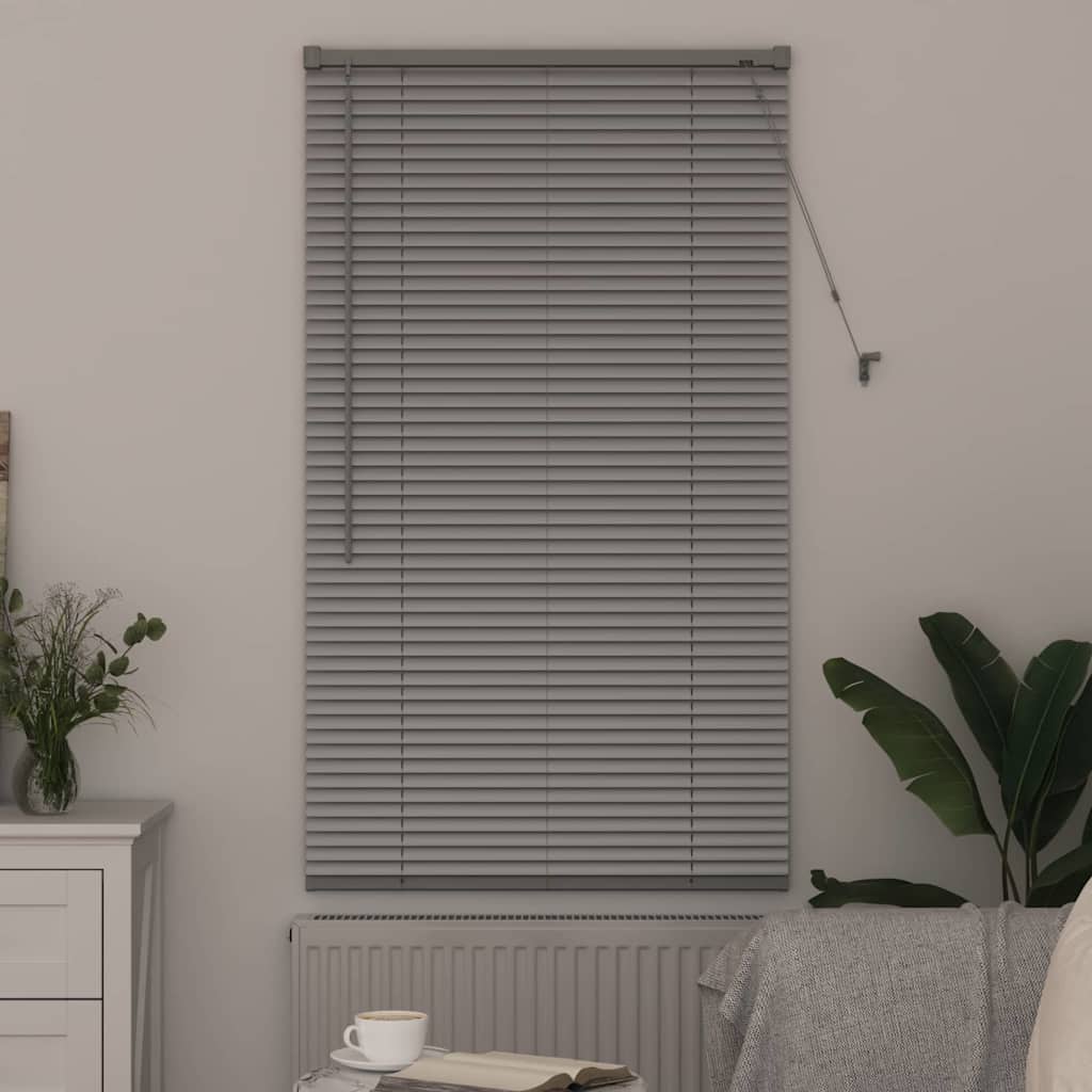 Vidaxl venetiaanse jaloezieën zilver 130 x 80 cm aluminium