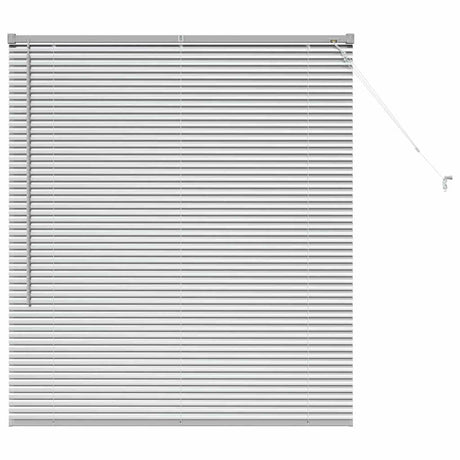 Vidaxl venetiaanse jaloezieën zilver 130 x 110 cm aluminium
