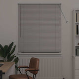 Vidaxl venetiaanse jaloezieën zilver 130 x 115 cm aluminium