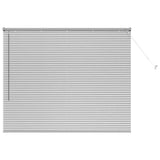 Vidaxl venetiaanse jaloezieën zilver 130 x 155 cm aluminium