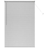 Vidaxl venetiaanse jaloezieën zilver 175 x 115 cm aluminium