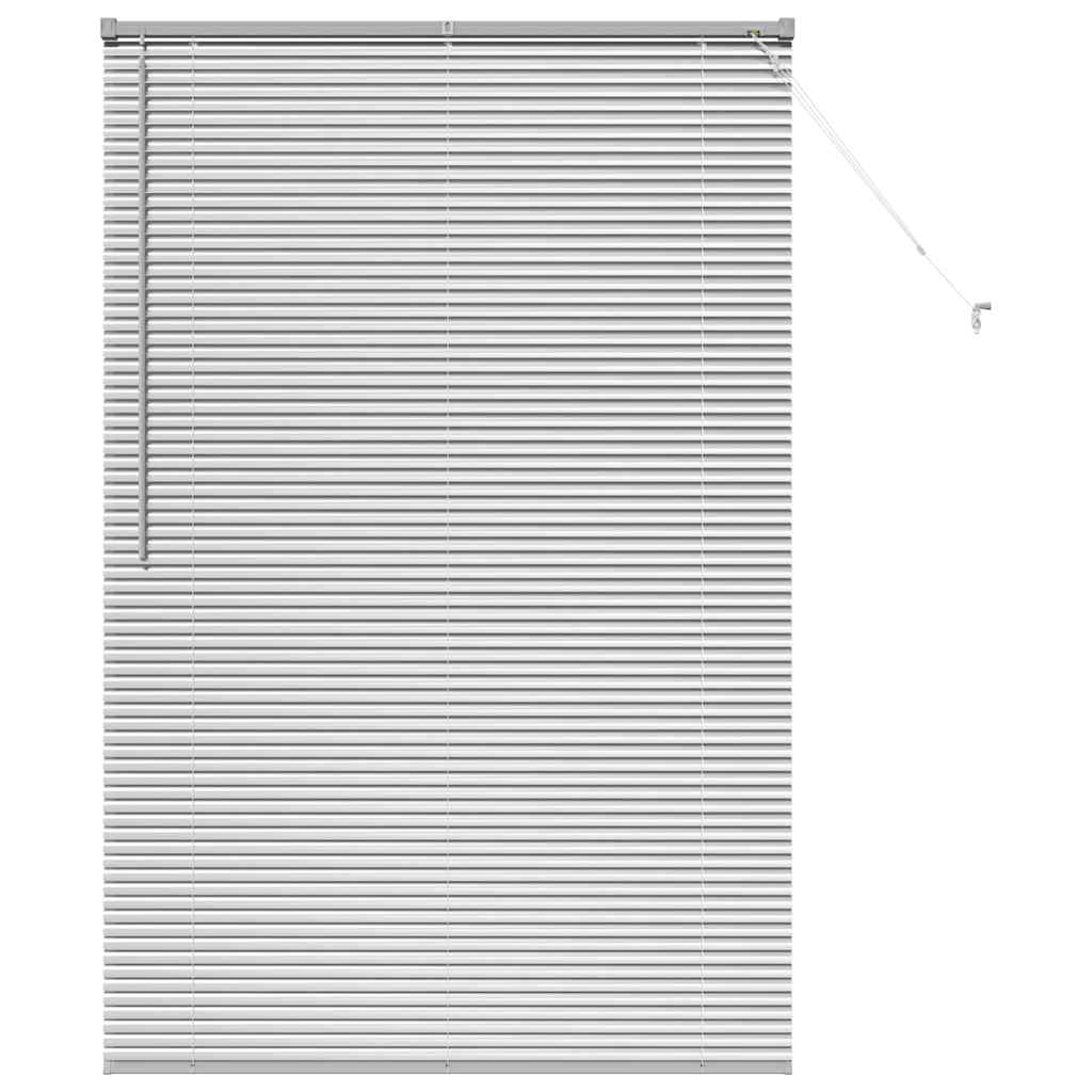 Vidaxl venetiaanse jaloezieën zilver 175 x 120 cm aluminium