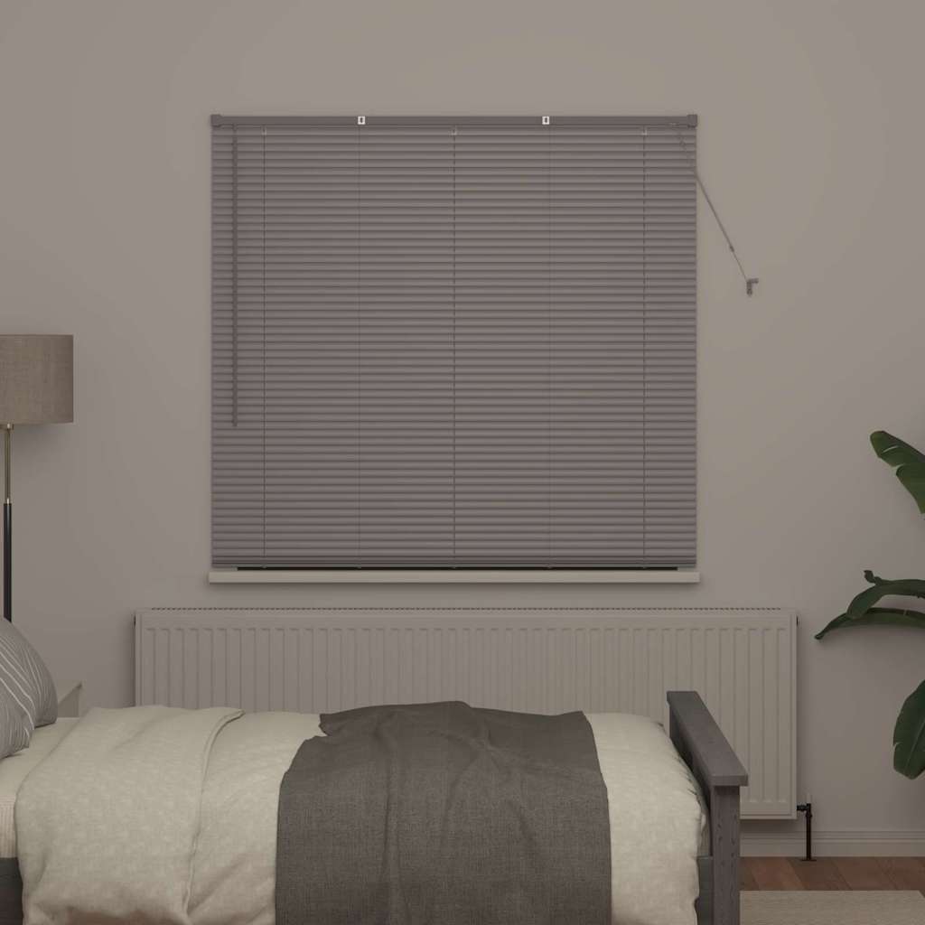 Vidaxl venetiaanse jaloezieën zilver 175 x 140 cm aluminium