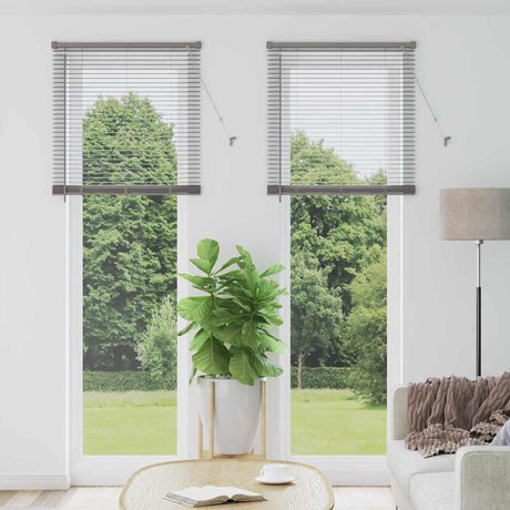 Vidaxl venetiaanse jaloezieën zilver 220 x 75 cm aluminium