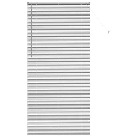 Vidaxl venetiaanse jaloezieën zilver 220 x 105 cm aluminium