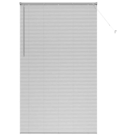 Vidaxl venetiaanse jaloezieën zilver 220 x 125 cm aluminium