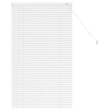 Vidaxl venetiaanse jaloezieën wit 130 x 80 cm aluminium