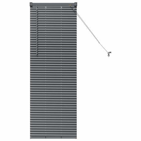 Vidaxl venetiaanse jaloezieën donkergrijs 130 x 40 cm aluminium