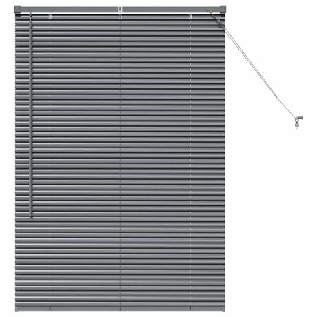 Vidaxl venetiaanse jaloezieën donkergrijs 130 x 85 cm aluminium
