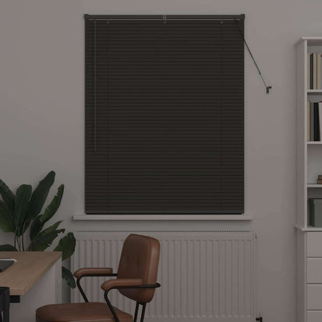 Vidaxl venetiaanse jaloezieën donkergrijs 130 x 105 cm aluminium