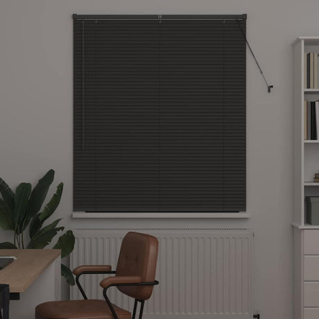 Vidaxl venetiaanse jaloezieën donkergrijs 130 x 120 cm aluminium
