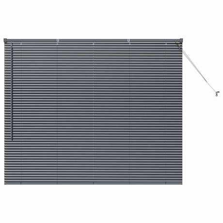 Vidaxl venetiaanse jaloezieën donkergrijs 130 x 160 cm aluminium