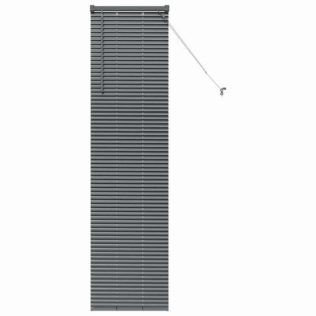 Vidaxl venetiaanse jaloezieën donkergrijs 175 x 45 cm aluminium