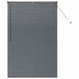 Vidaxl venetiaanse jaloezieën donkergrijs 175 x 110 cm aluminium