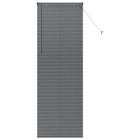 Vidaxl venetiaanse jaloezieën donkergrijs 220 x 75 cm aluminium