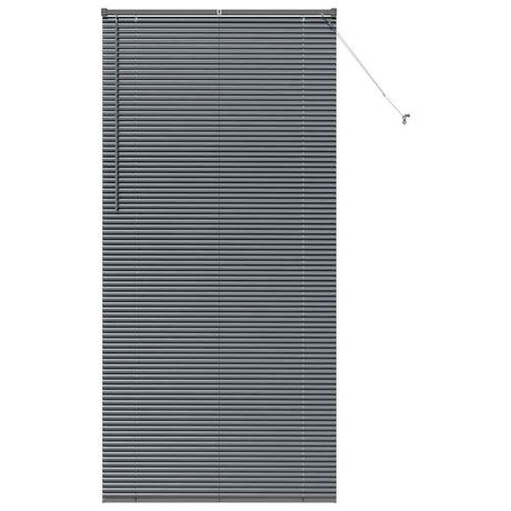 Vidaxl venetiaanse jaloezieën donkergrijs 220 x 100 cm aluminium