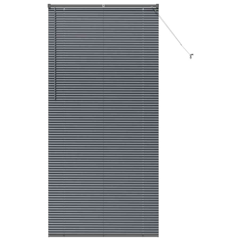 Vidaxl venetiaanse jaloezieën donkergrijs 220 x 105 cm aluminium