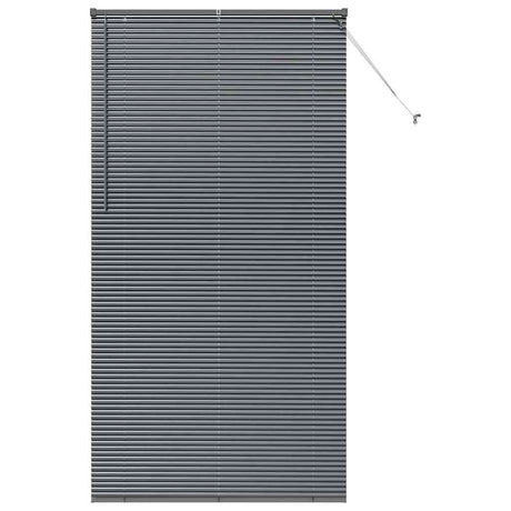 Vidaxl venetiaanse jaloezieën donkergrijs 220 x 120 cm aluminium
