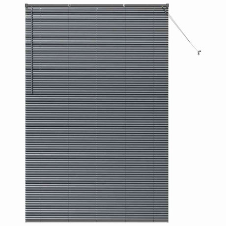 Vidaxl venetiaanse jaloezieën donkergrijs 220 x 145 cm aluminium