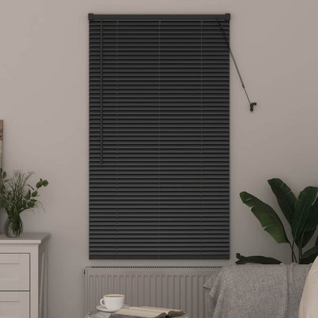 Vidaxl venetiaanse jaloezieën zwart 130 x 80 cm aluminium
