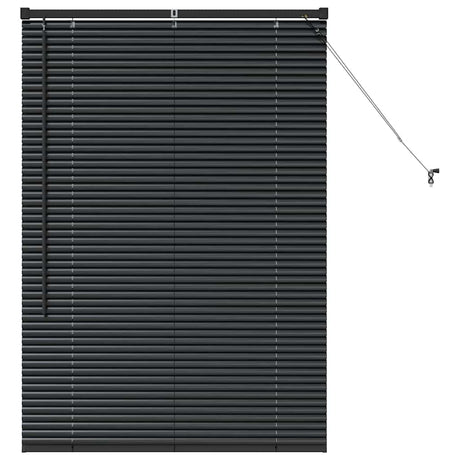 Vidaxl venetiaanse jaloezieën zwart 130 x 85 cm aluminium