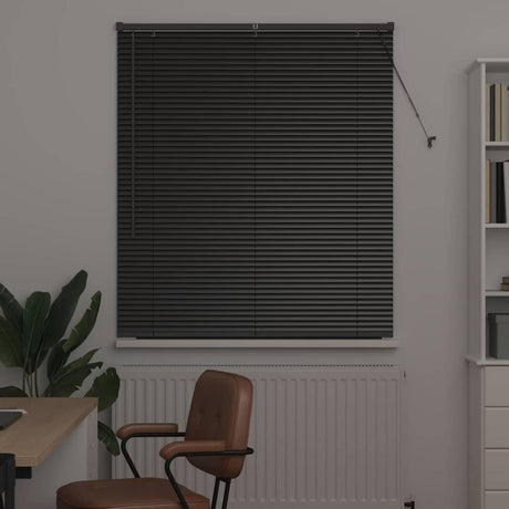 Vidaxl venetiaanse jaloezieën zwart 130 x 115 cm aluminium
